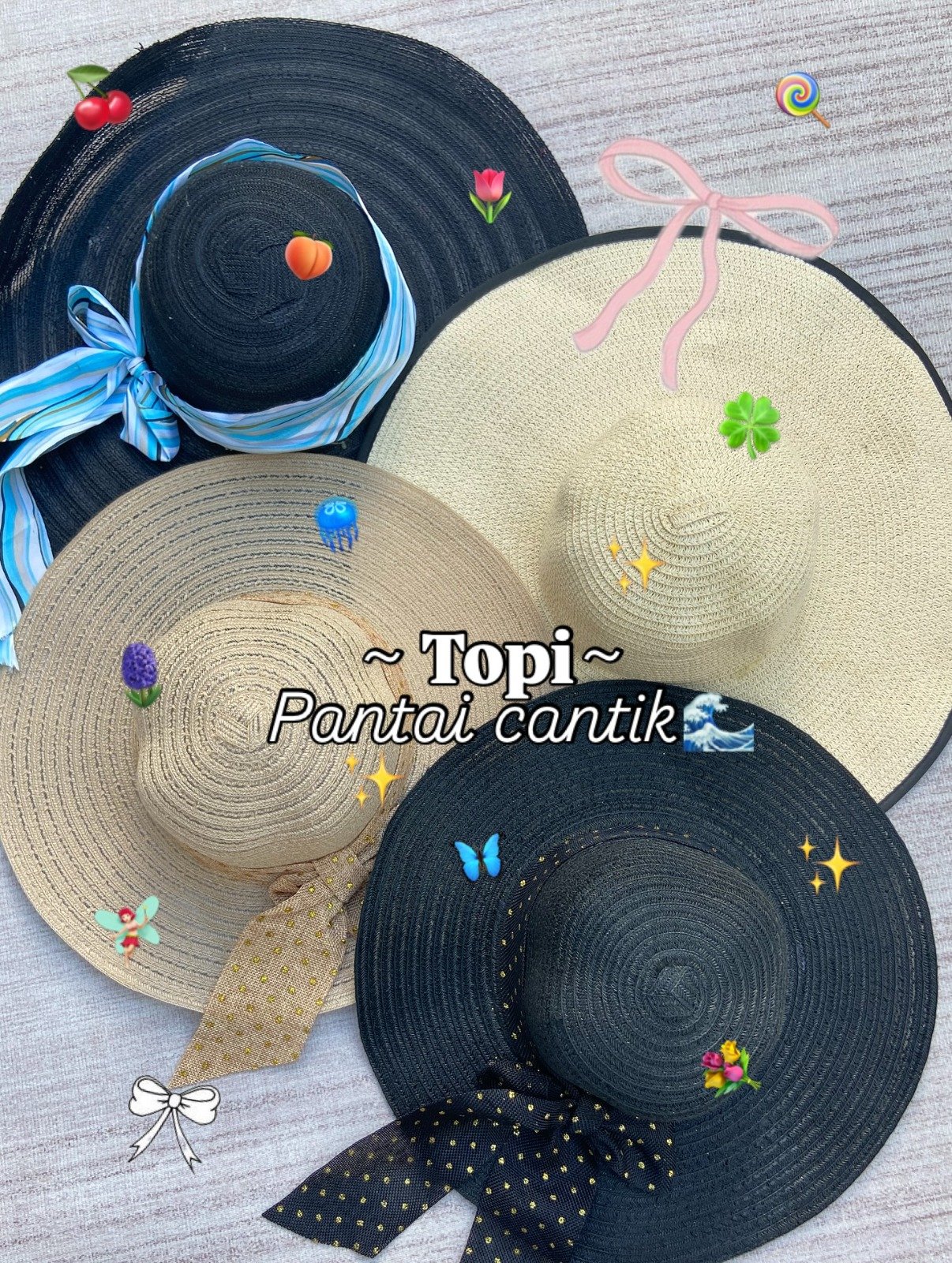 Topi Pantai Cantik